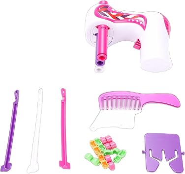 Automatic Rotating Electric Hair Braider, 3 Strand Mechanism Hair Braiding Machine, DIY Princess Decoration Kit for Girls Styling Toy