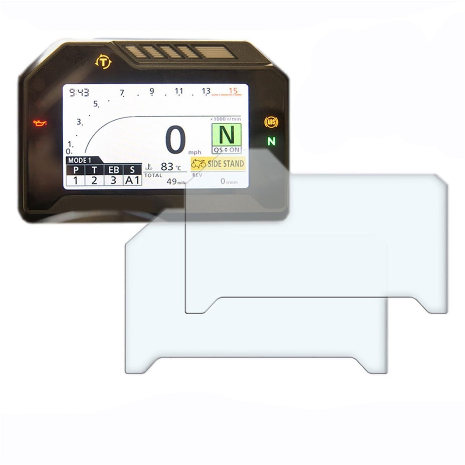 Film protection écran instrumentation Honda CBR 1000RR Premium 4pcs