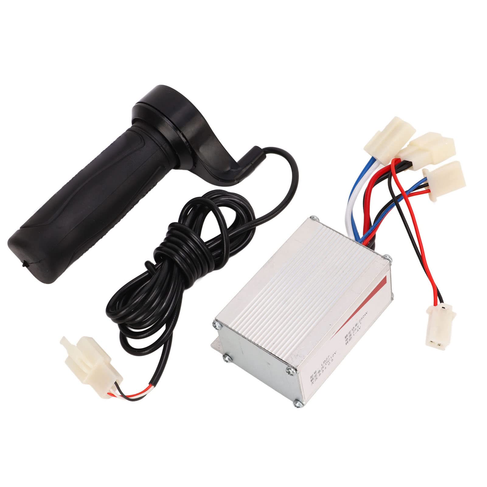 Unité de commande moteur 12 V 250 W B avec kit de poignée à gaz Coque en aluminium 3 fils Unité de commande ensemble de poignées de fil dans ce kit est avec tricycles électriques moto B contrôleur