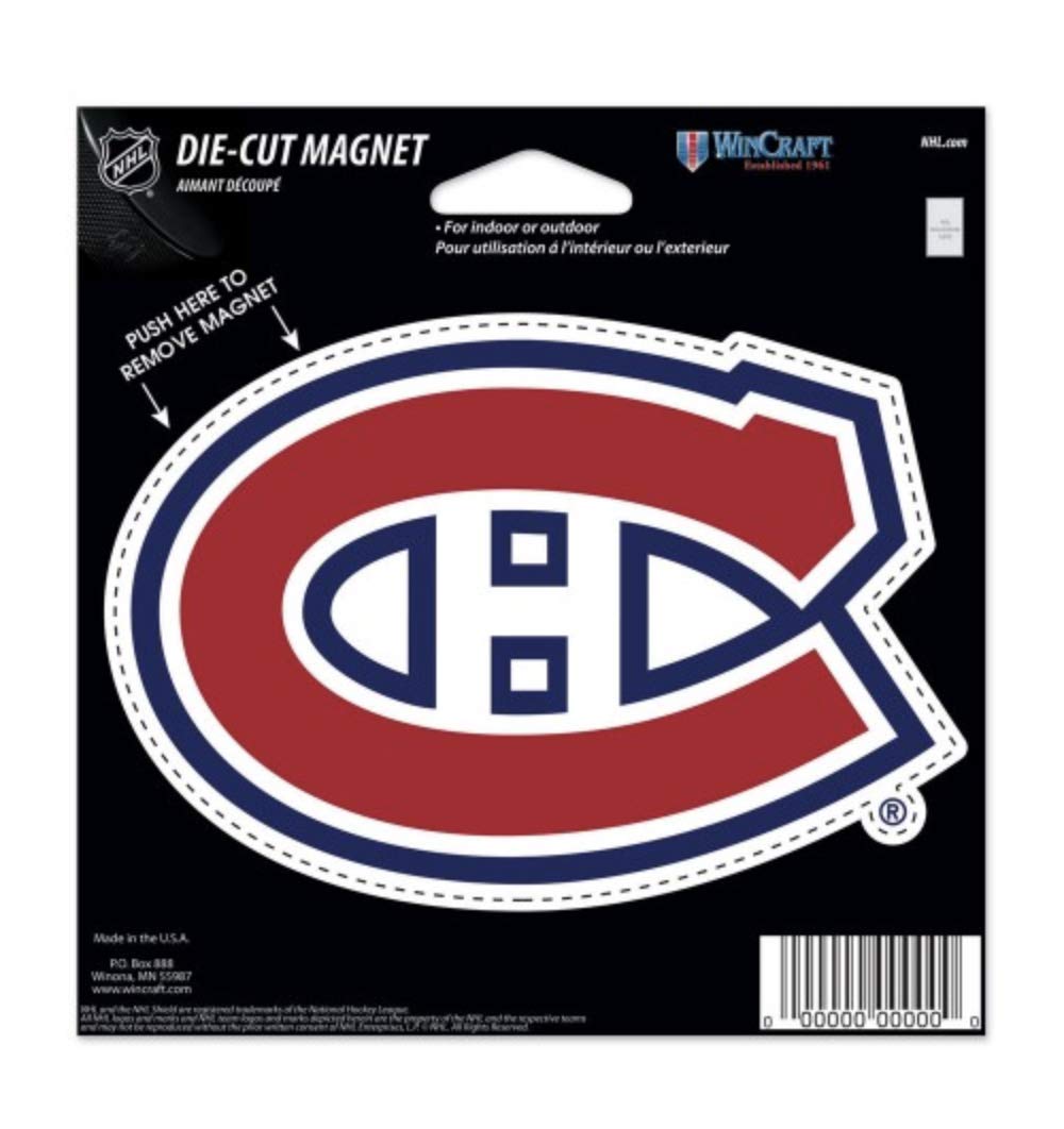 Wincraft NHL Montreal Canadiens Die Cut Magnet, 4.5