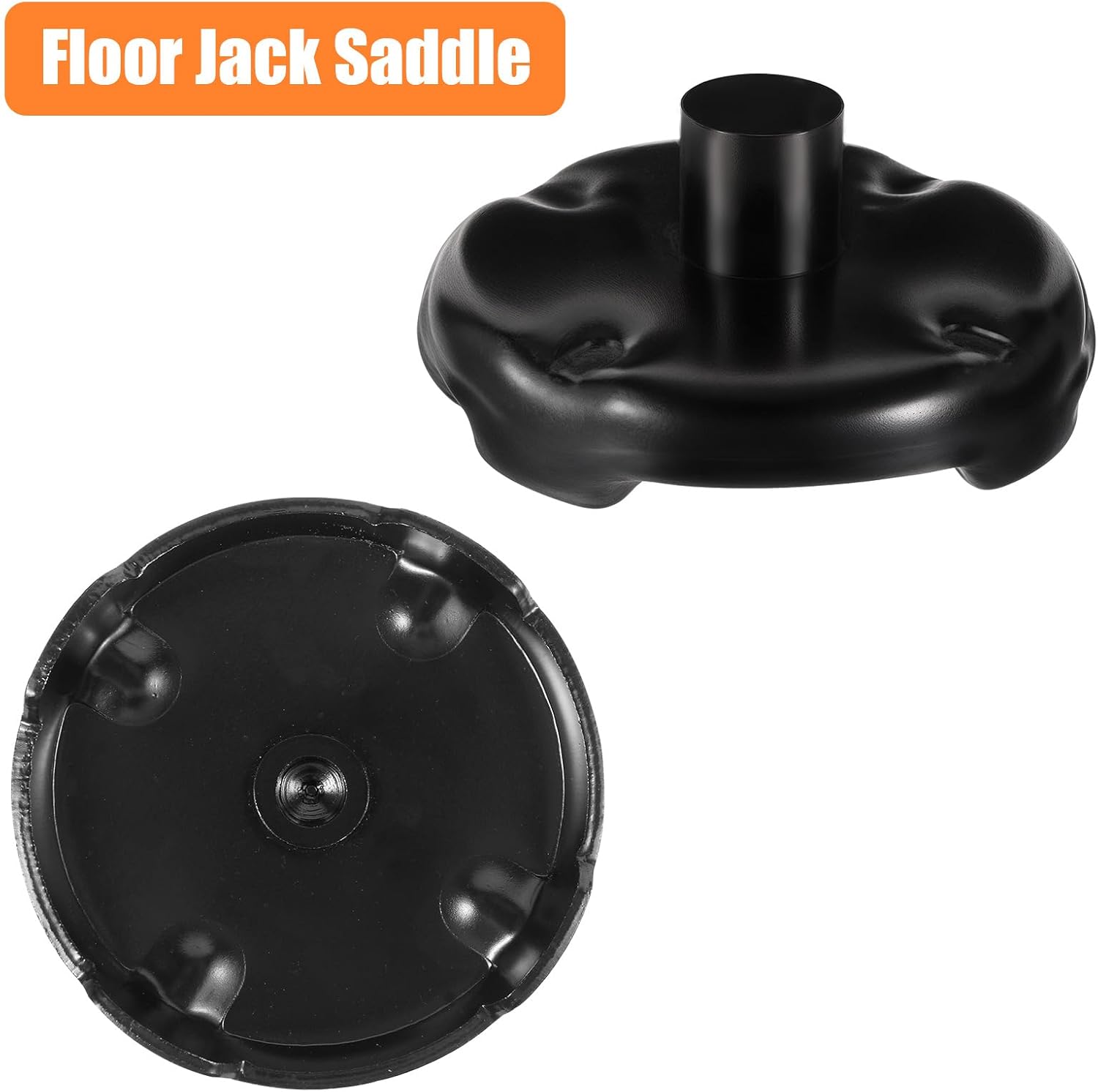 2 Pack 4 Tons Floor Jack Saddle Rubber Pads Adapter Lift Guard Car Truck Repair Safe Tool Point Floor Saddle Protect