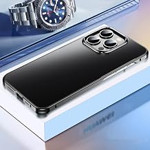Aluminium Alloy Ultra thin frosting Protective For iPhone 13 14 15 Pro Max Metal Original Color Protective Case,Black,For iPhone 13 Pro Max