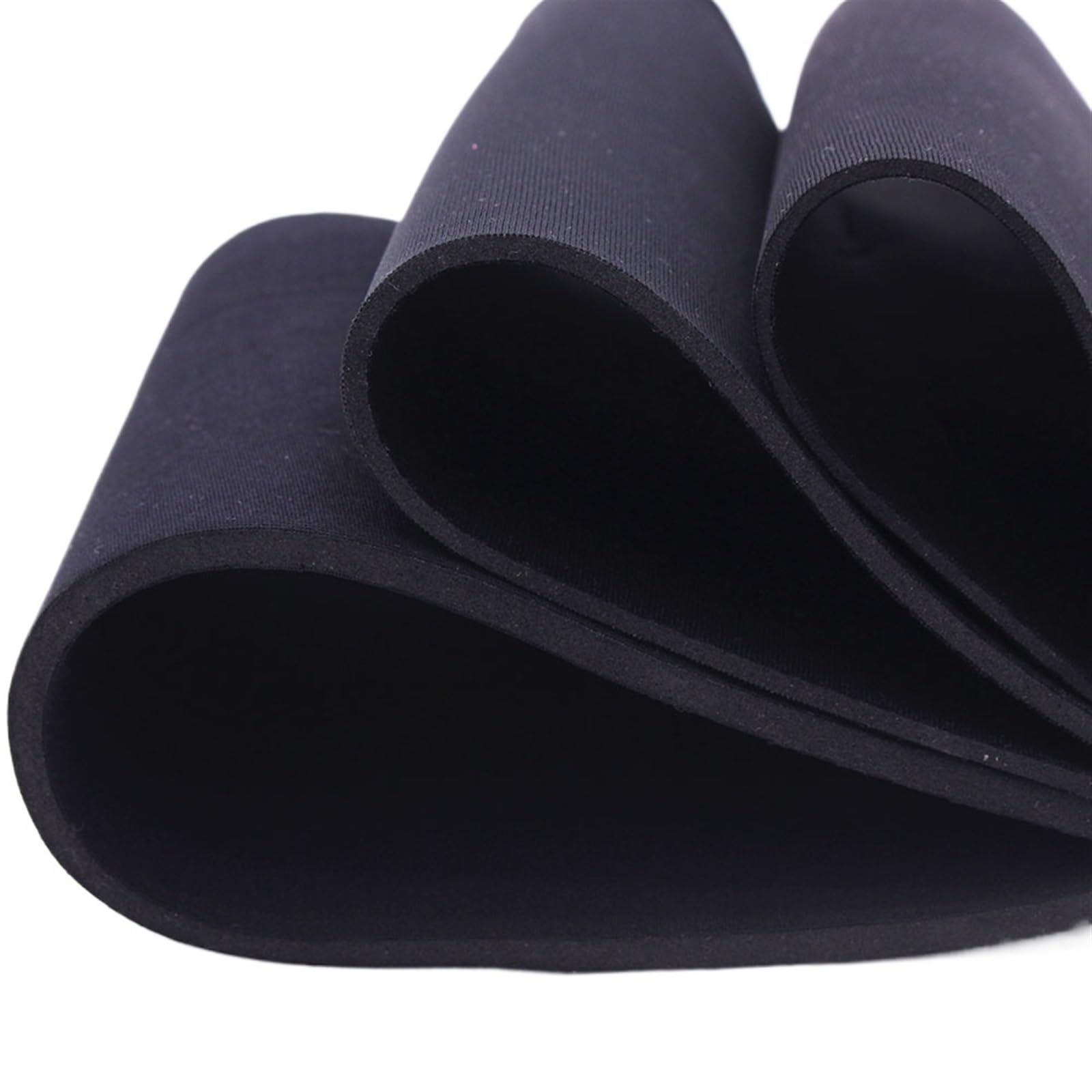 Tissu en néoprène imperméable, Tissu néoprène 2-5mm imperméable Coupe-Vent Noir Vert 10-20x30-45cm for Combinaison de plongée(4 mm Black,10cm X 45 cm)