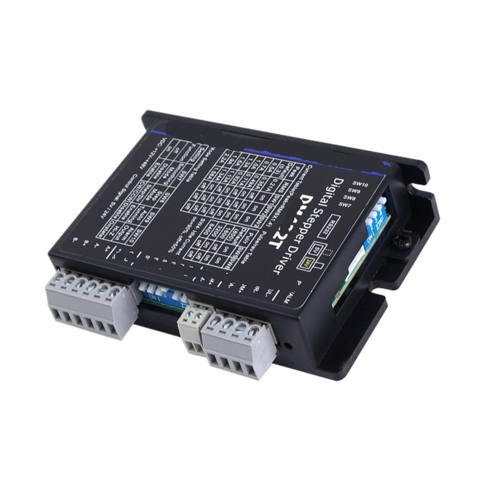 Controlador de motor paso a paso digital, DM422T 0.3-2.2A 12-50VDC for controlador de motor paso a paso Nema 11, 14, 17