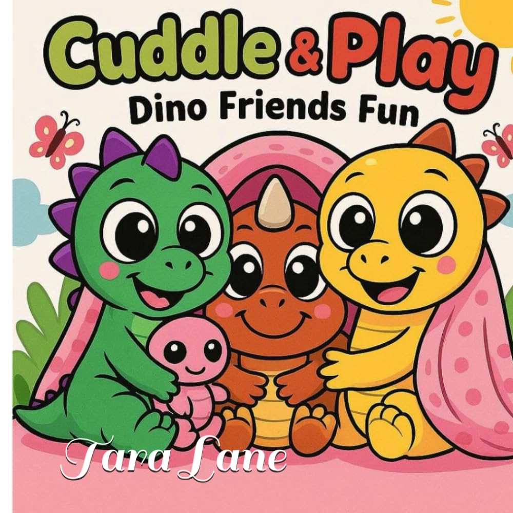 Cuddle & Play Dino Friends Fun Coloring Book - Cute Dinosaurs Coloring Book for Kids: Adorable Dinos Playing, Exploring & Having Fun | Single-Sided ... Inches, Perfect for Toddlers & Young Children