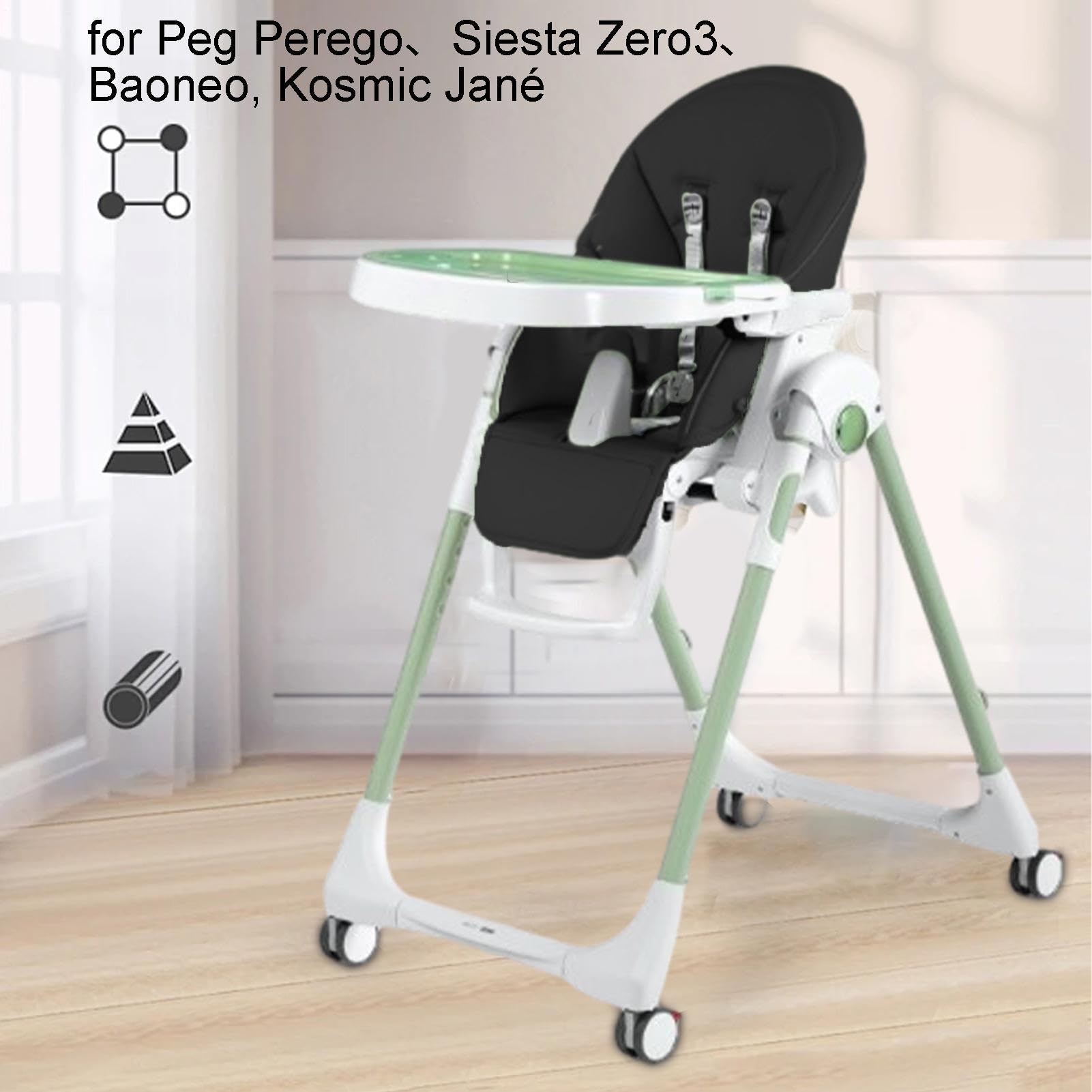 Cojín Acolchado Para Trona Infantil Asiento Comedor Infantil | Cómodo para Hogar Cocina Trona Silla Comedor Diario Comidas Alimentación Bebés Niños Pequeños Hijas Nietos