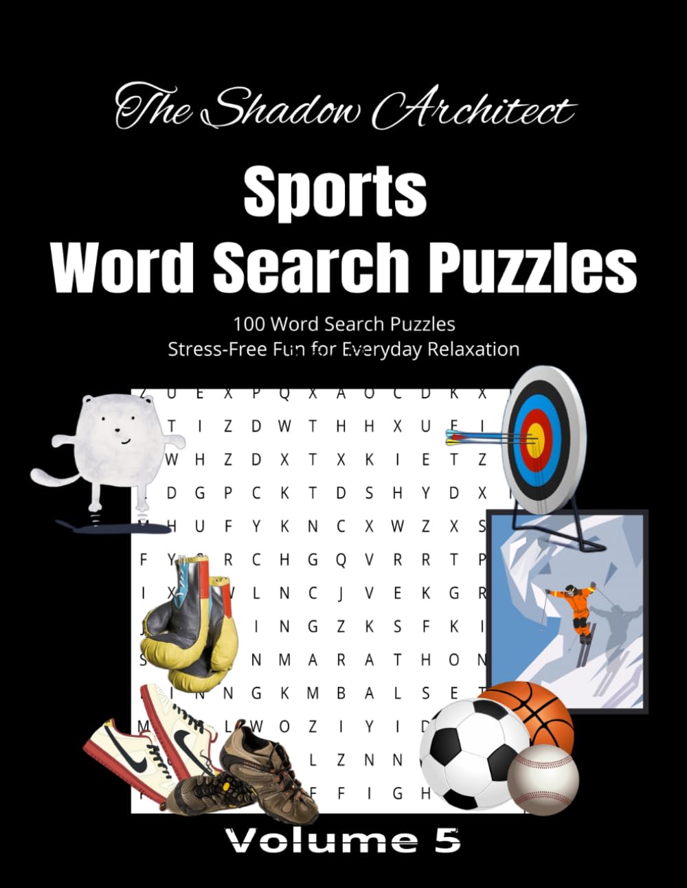 Sports Word Puzzles: The Shadow Architect (The Shadow Architect Puzzle Books)