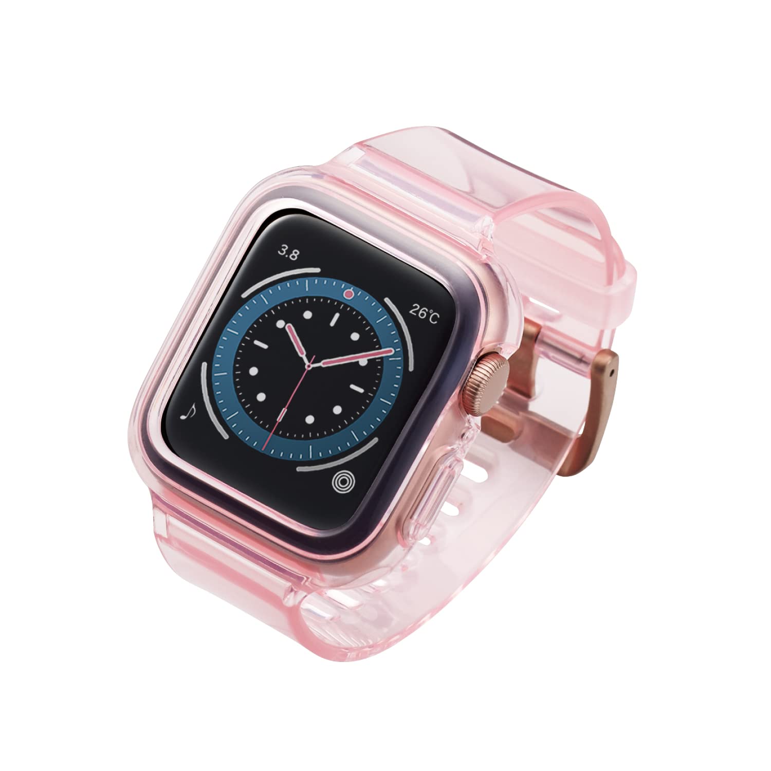 エレコム Apple Watch 44mm用 ソフトバンパー アップルウォッチ 44 mm 