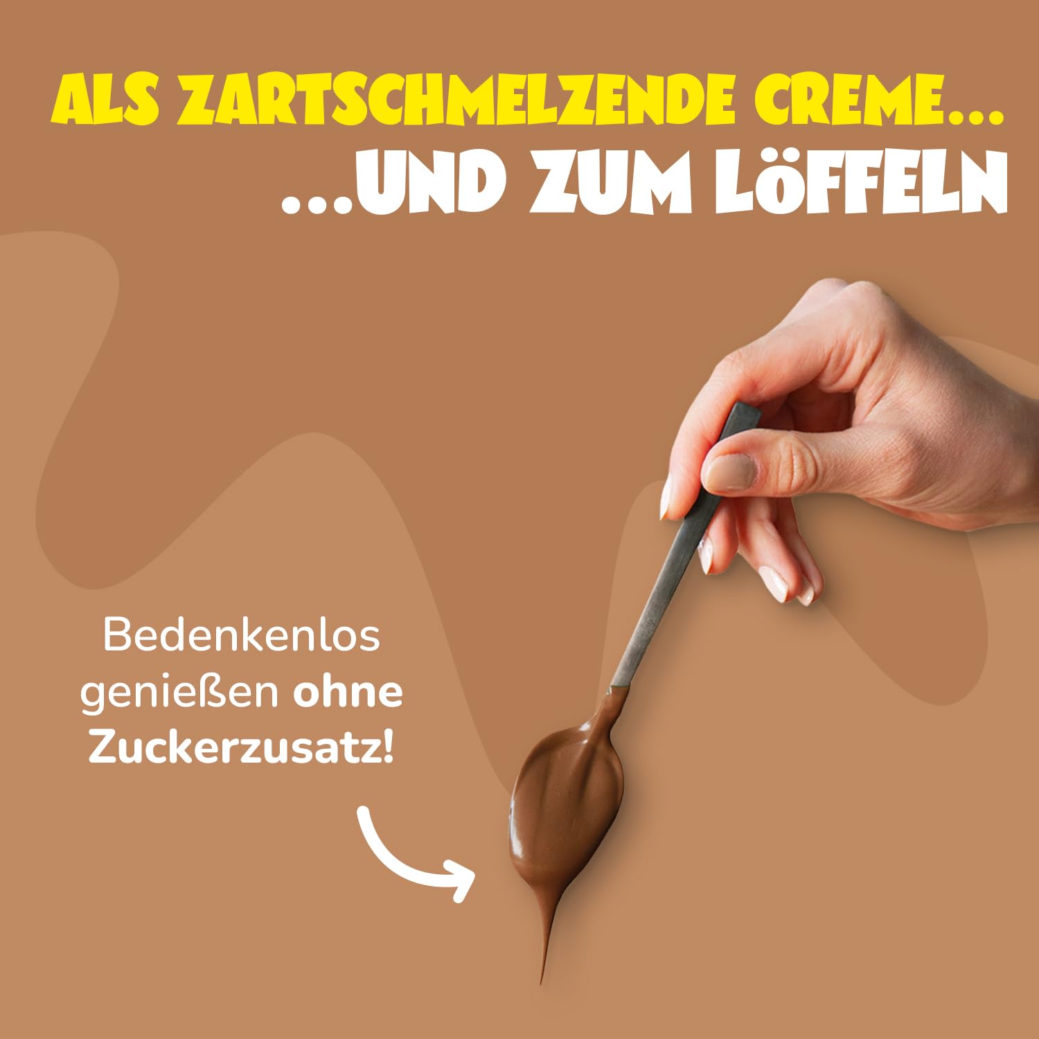 ahead CRAZY HAZEL | 6 x 200g Haselnusscreme ohne Zuckerzusatz | Super leckerer Schokoaufstrich mit 80% weniger Zucker* | Ohne Palmöl, glutenfrei & vegetarisch | Zuckerarmer Brotaufstrich Schokocreme