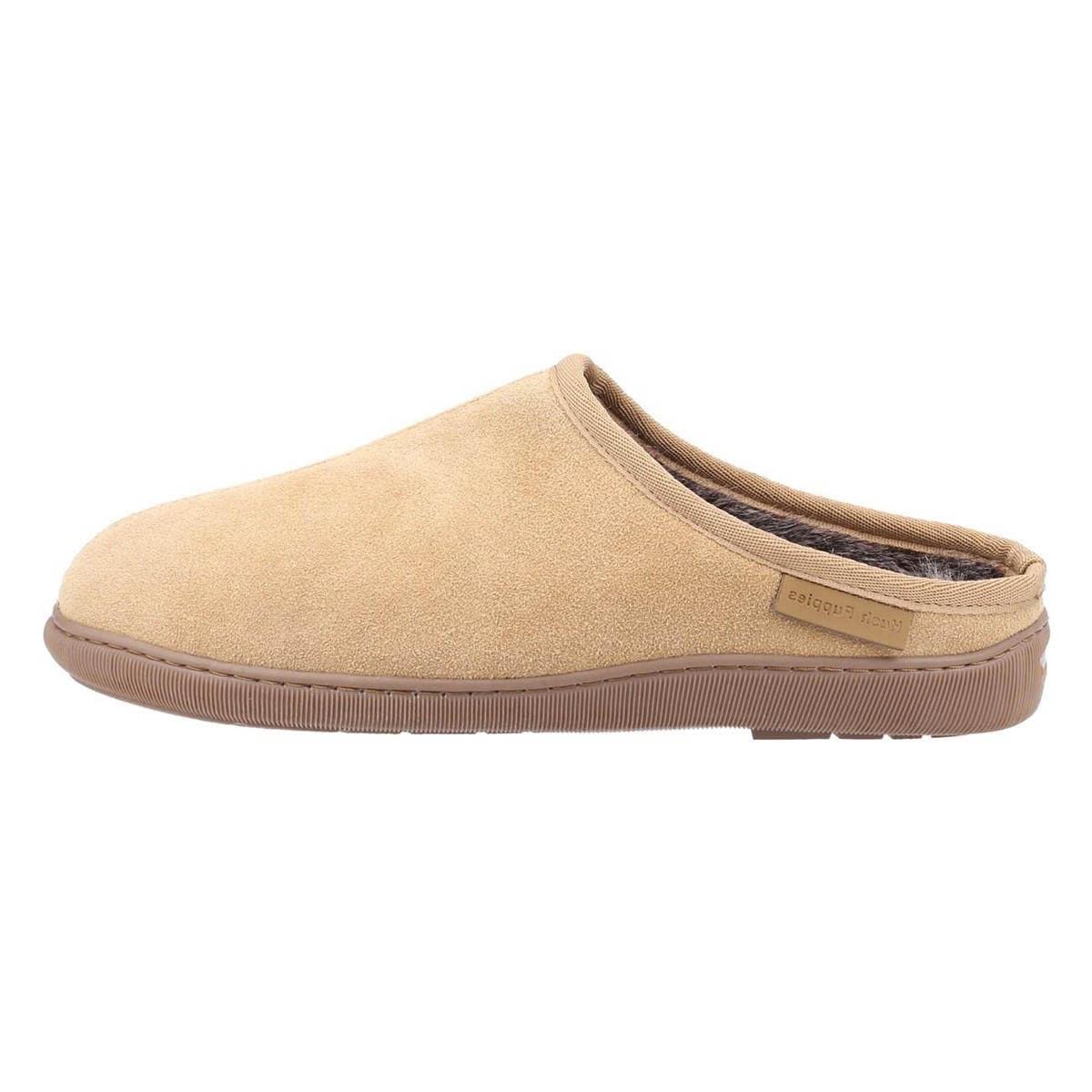 Hush Puppies Mens Ashton Slipper, Tan, 7 UK