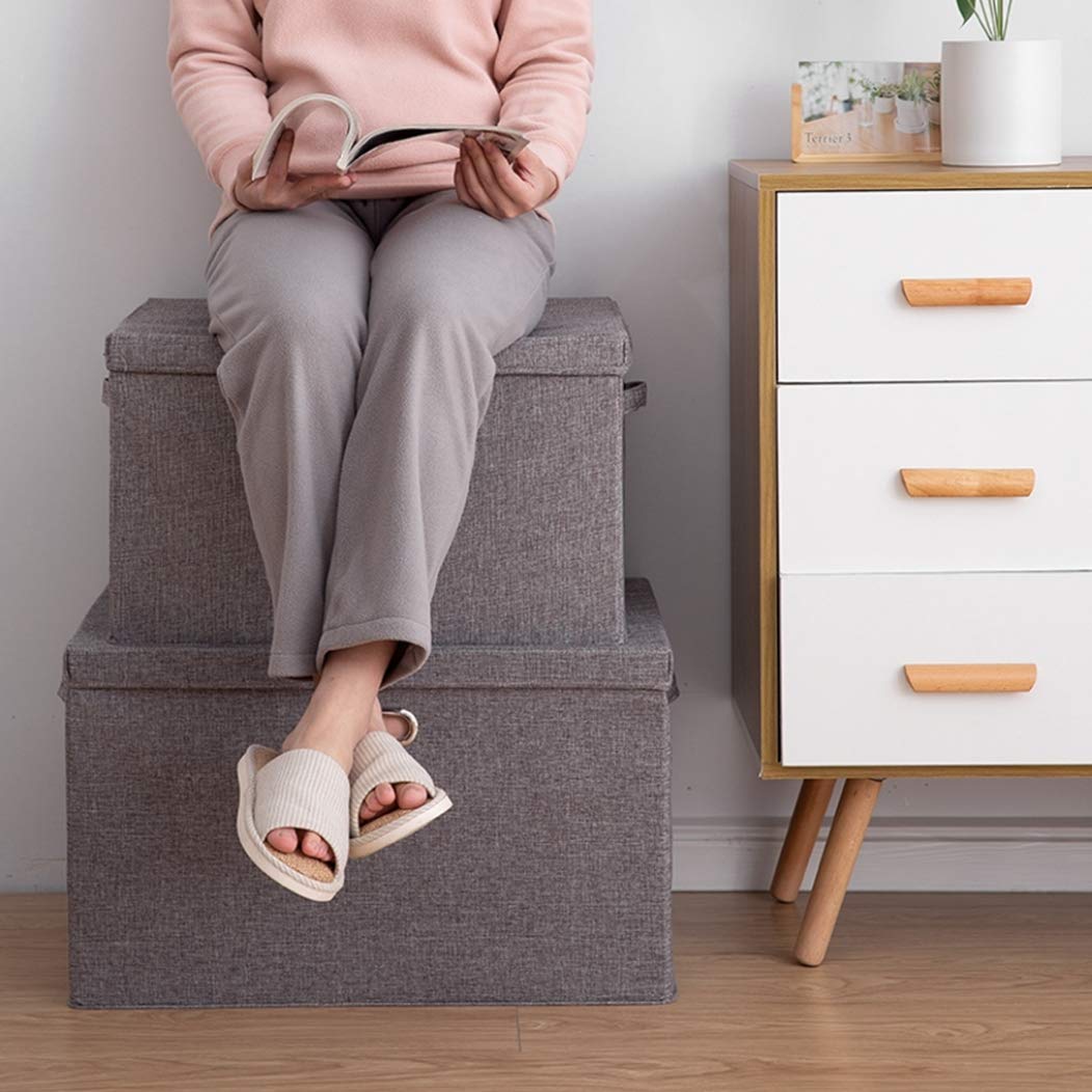 Amazon｜衣装ケース 収納ボックス 衣類 折りたたみ 50*35*31 収納袋 多