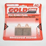 Plaquette de frein Gold Fren compatible avec Moto Cagiva 80 Super city 1993 à 1995 ARG/ARD