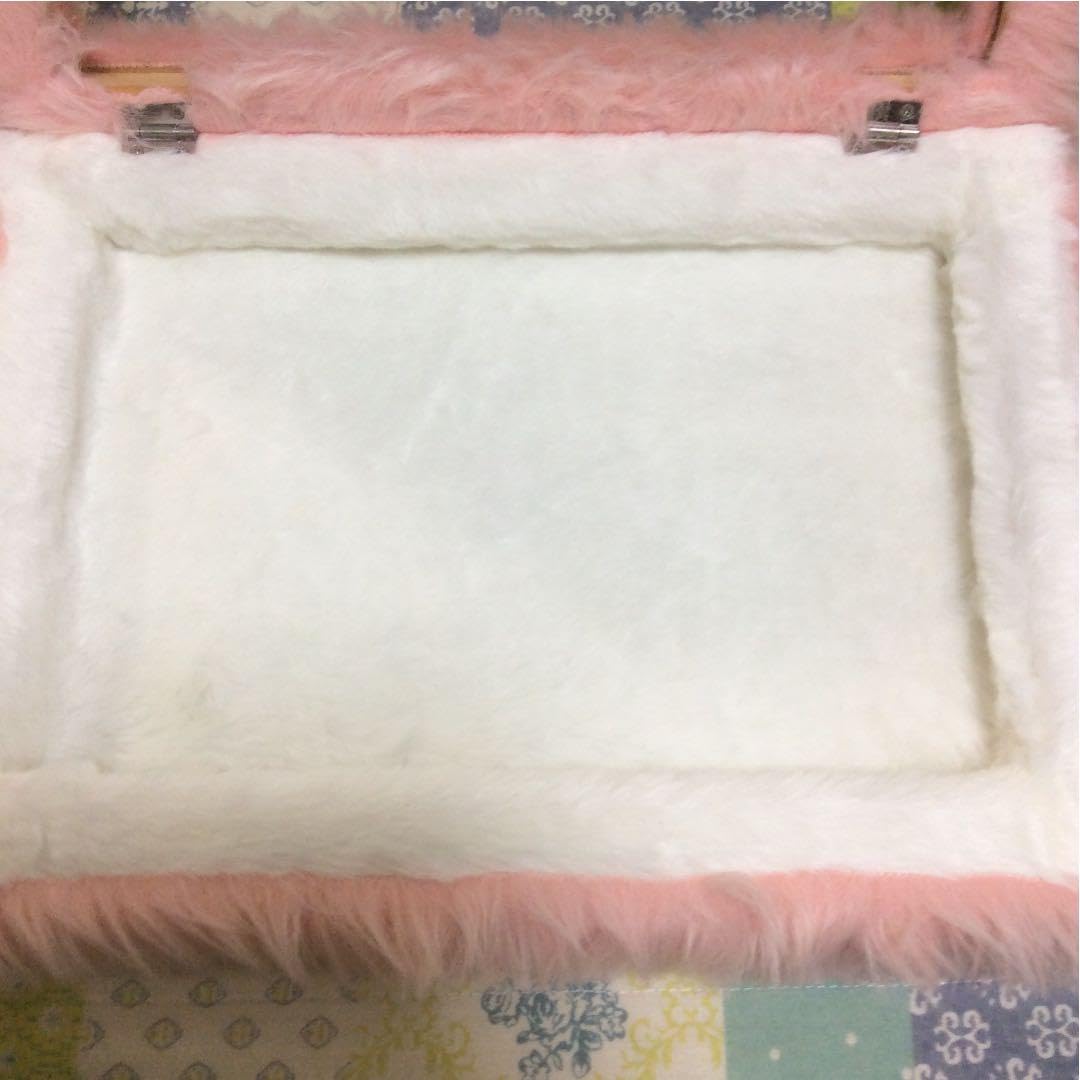 Amazon.co.jp: フェイクファー ショーケース ピンク 小物入れ 姫