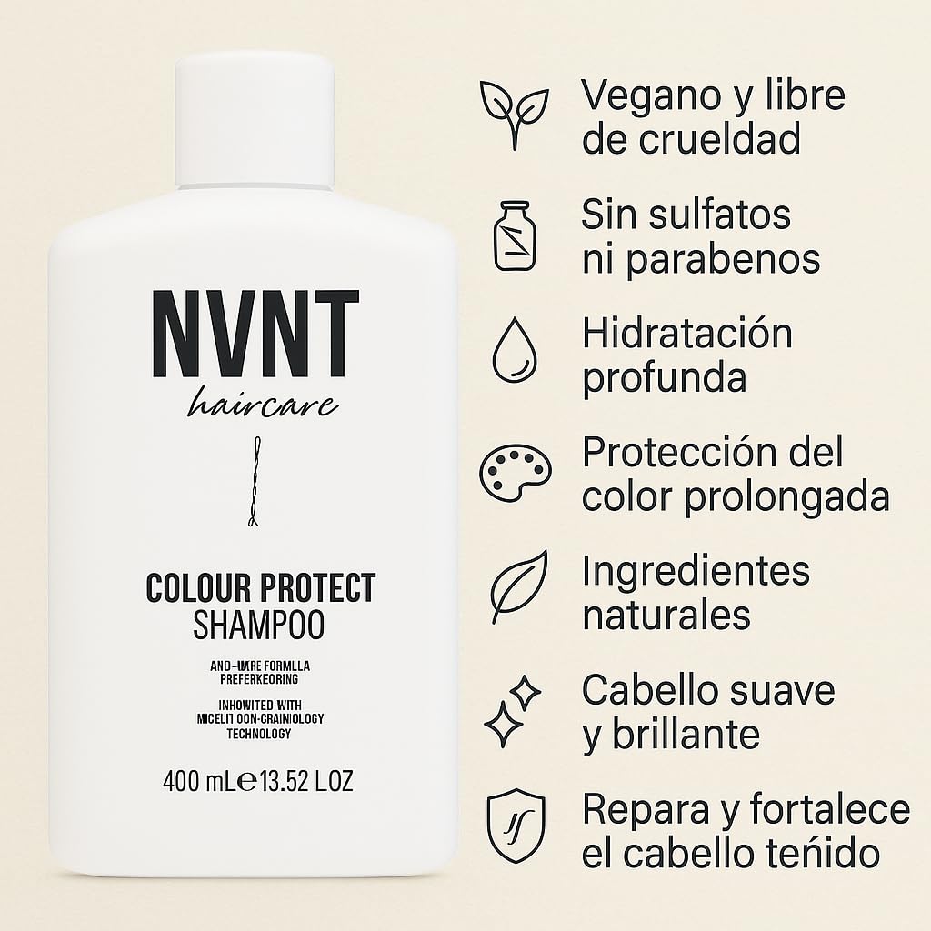 Amazon.com : NVNT Haircare Color Protect Shampoo, Sulfate-Free