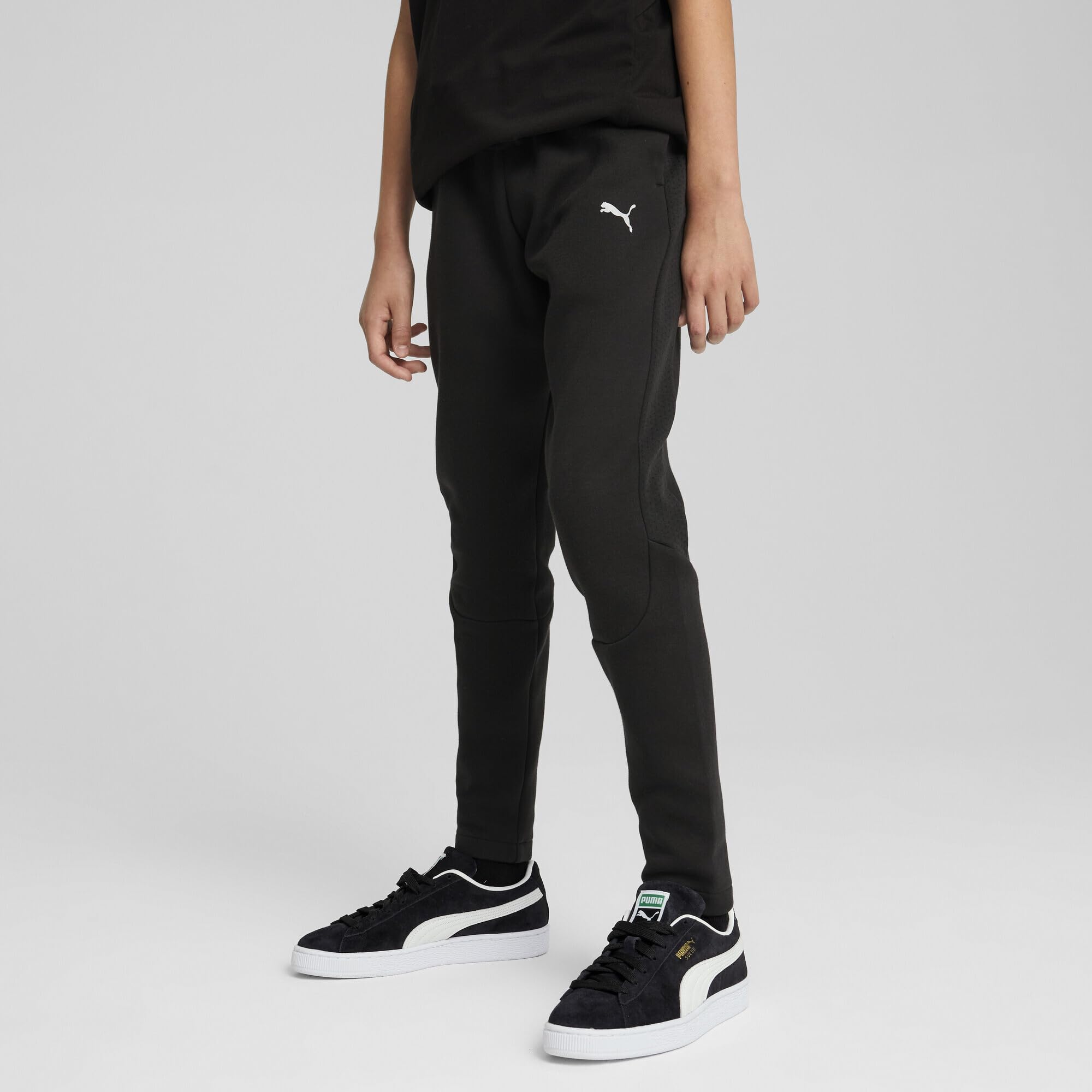 PUMA Evostripe Pants Dk B - Spodnie z dzianiny Chłopcy