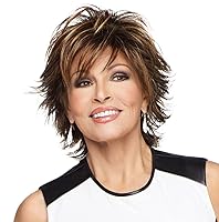 Vista 5 de Raquel Welch 14" ondulado superior de facturación superior de la cabeza, pelo superior de la cabeza, solo la parte superior, no es una peluca Café