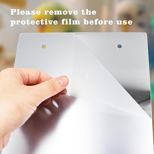 Miniatura 10 de Oooct Juguete grande de espejo para pájaros con soporte de perca, espejo de periquito loro con campanilla oscilante, accesorios de jaula para