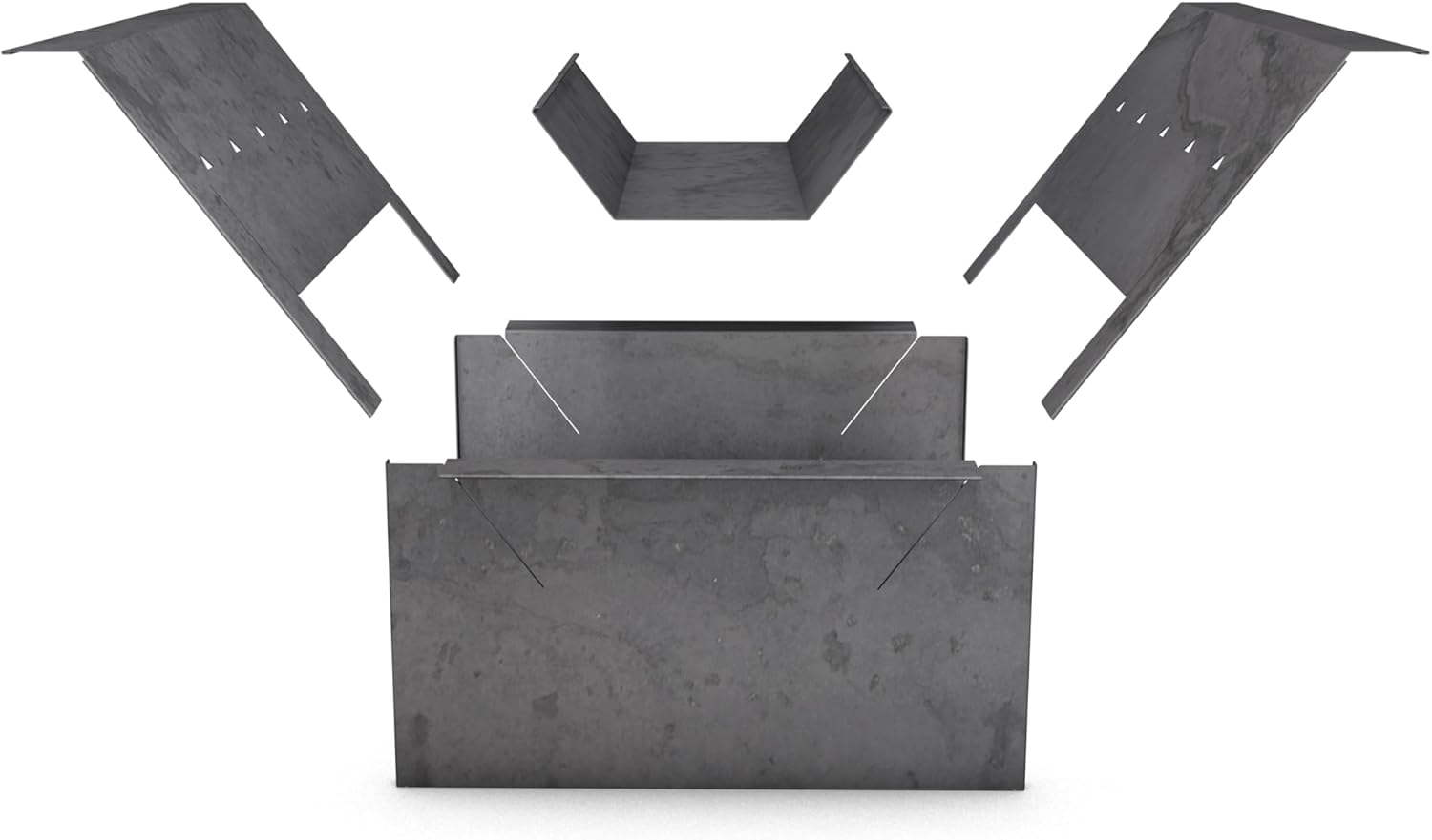 Edge Right - Modular Steel Fire Pit -Campfire - 29.5-inch x 32.5-inch