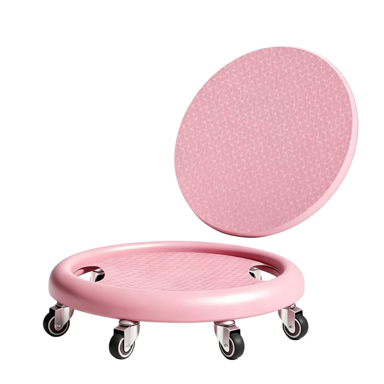 Gralara Ruota Addominale Donna con Disco Scorrevole Rullo per Addominali Attrezzo Core Training Movimento E Silenzioso su 360 Gradi Base Ampia E Stabile con
