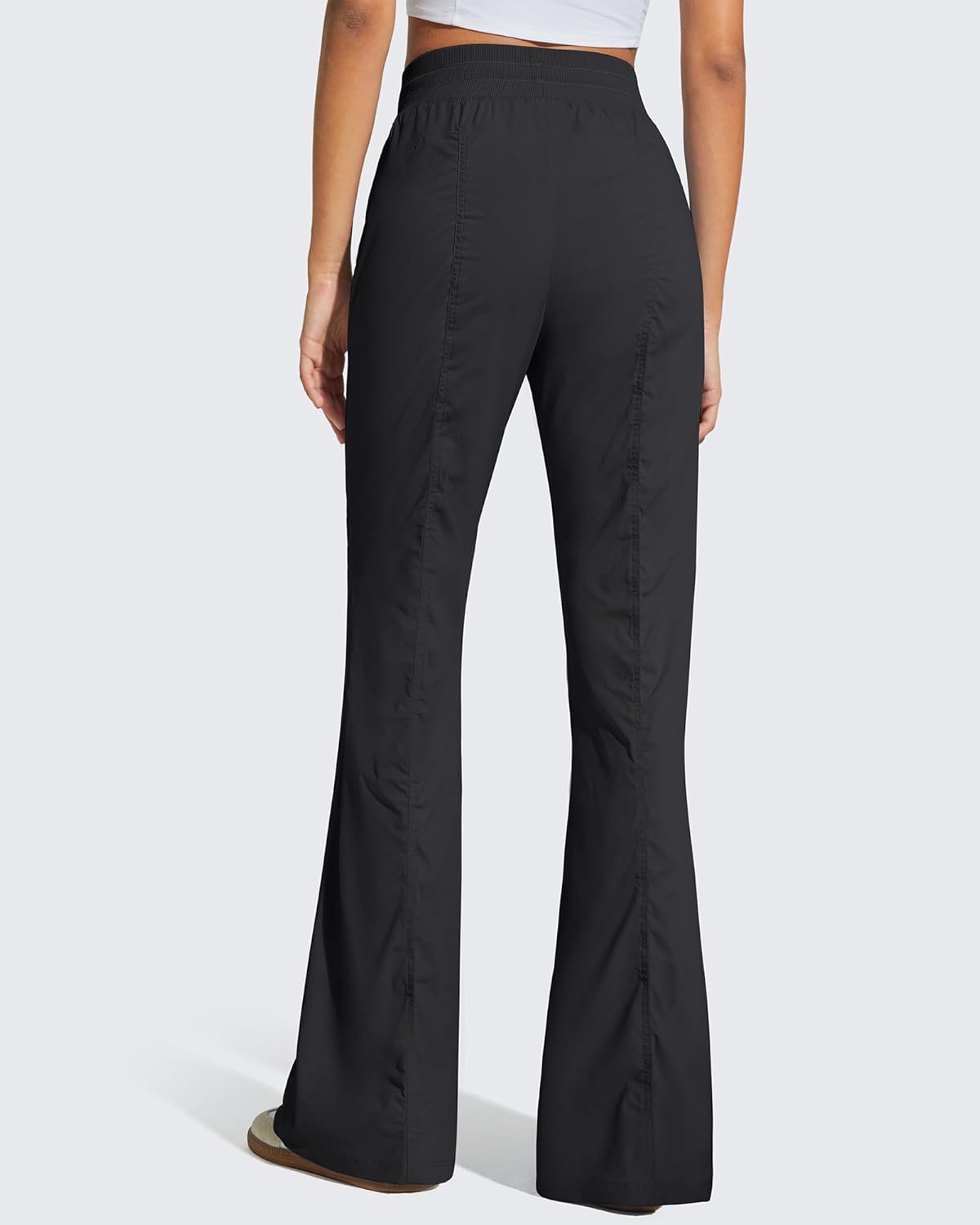 G4Free Breezeline Women's Flare Leggings with Pockets High Waist Drawstring Casual Pants Outdoor - Image 2