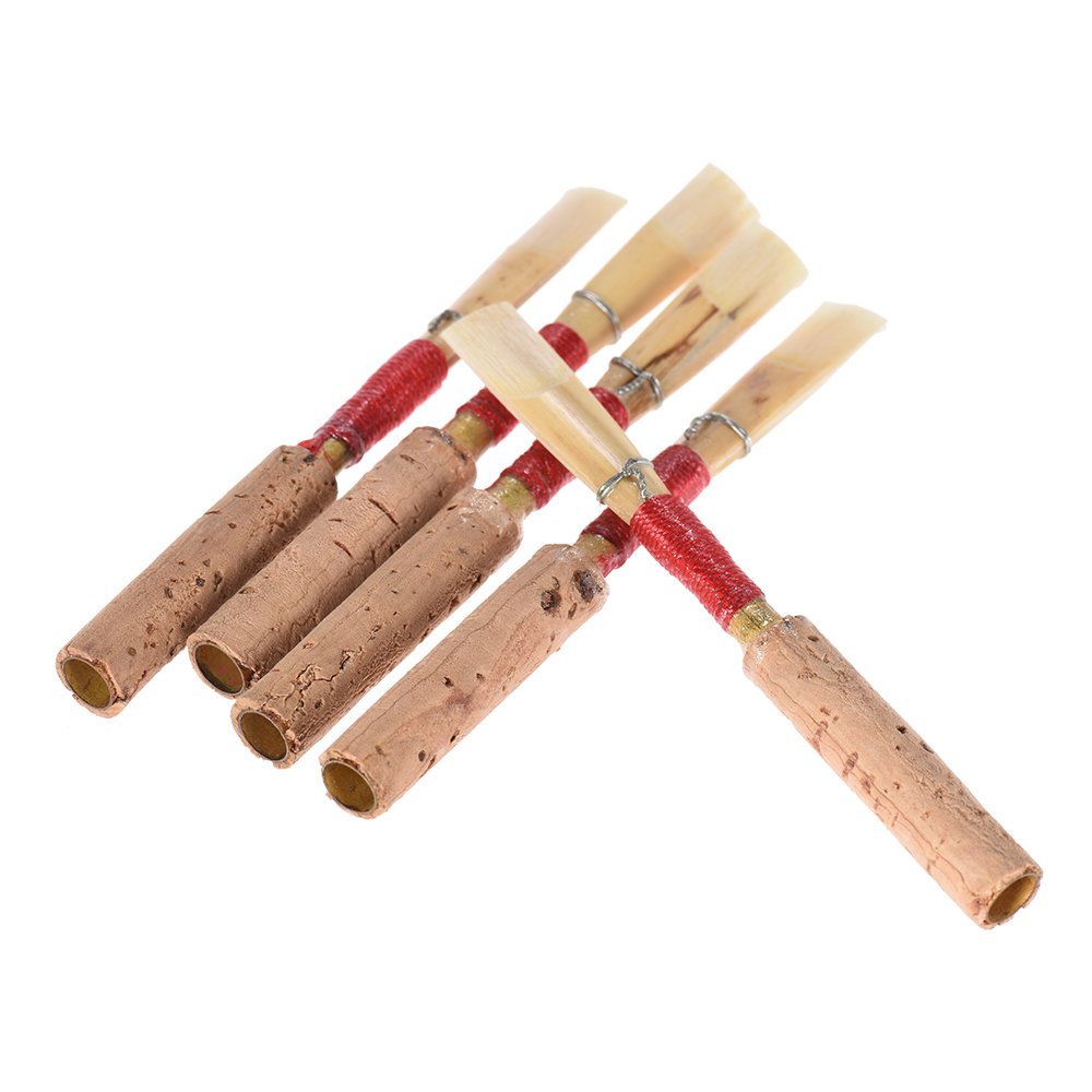 Cañas para Oboe Calidad de Sonido Profesional para Instrumentistas de Oboe, Paquete 5 con Estuche Plástico un Almacenamiento y Transporte Convenientes