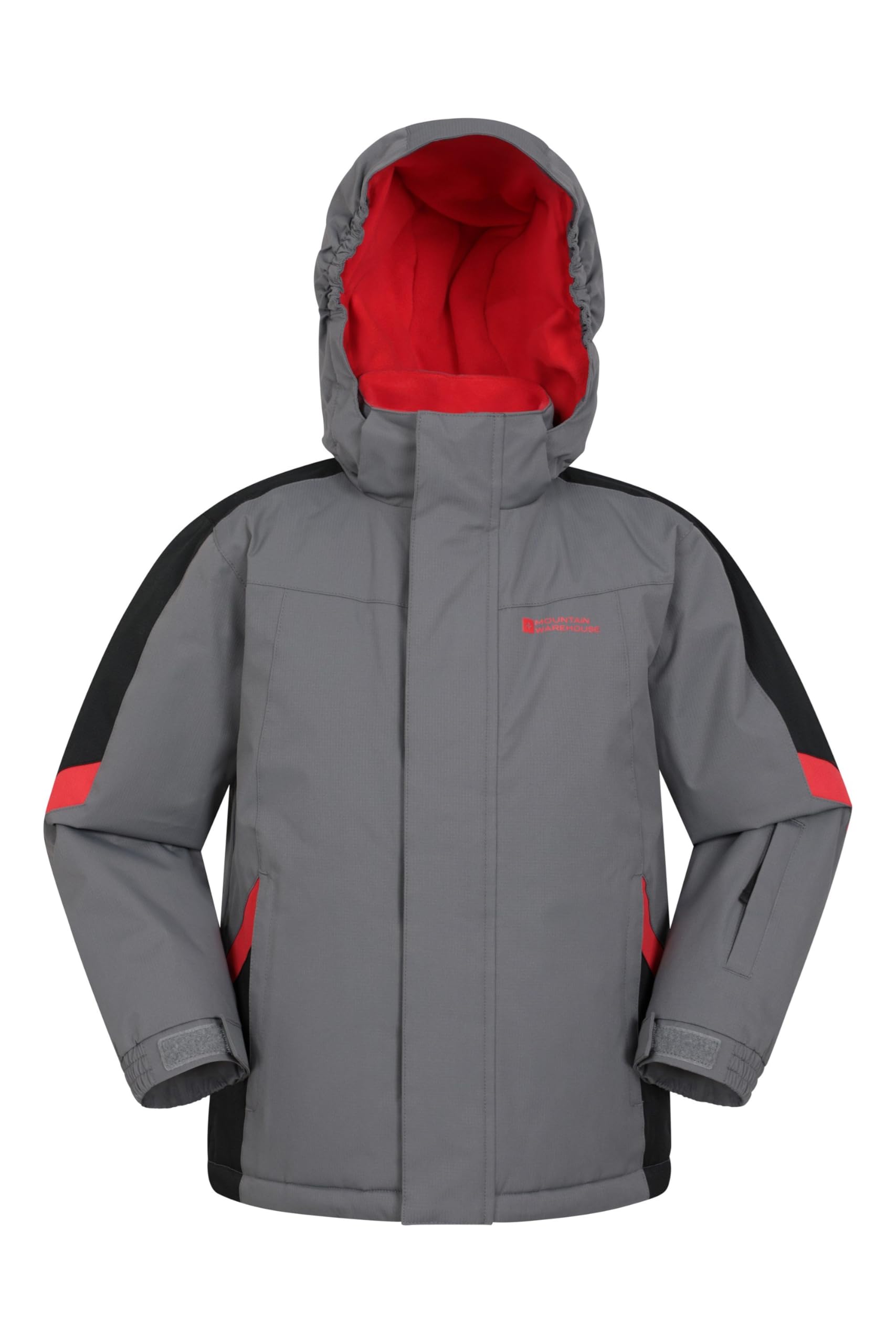 Mountain Warehouse Raptor Kids Ski Snowproof Jacket Dark Grey 3-4y