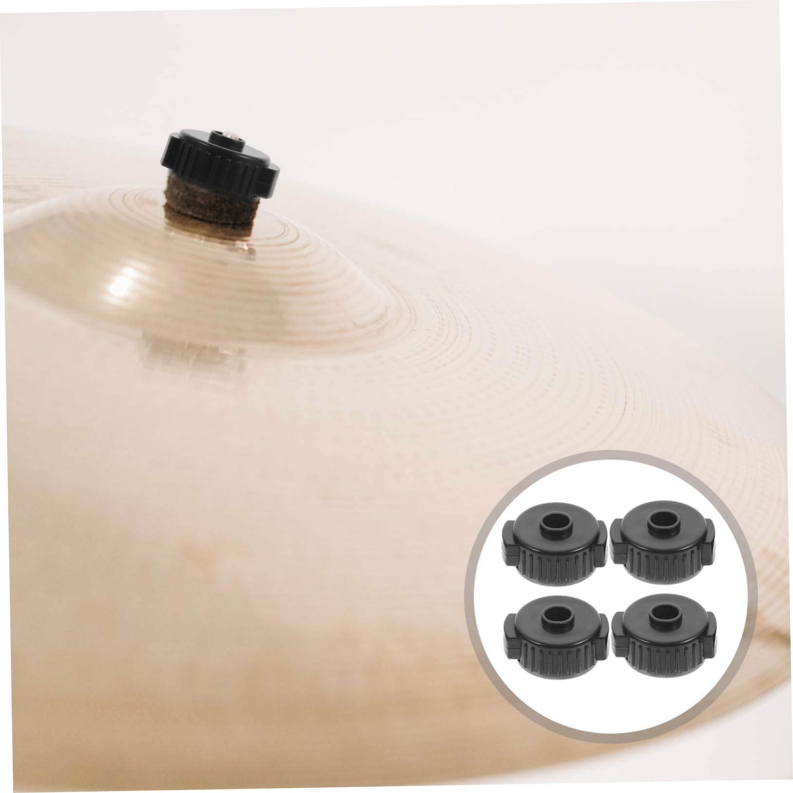 ifundom 4sets Replacement Drum Cymbal Nuts Quick Release Cap Nuts Professional Drum Set Parts 4pcs*4