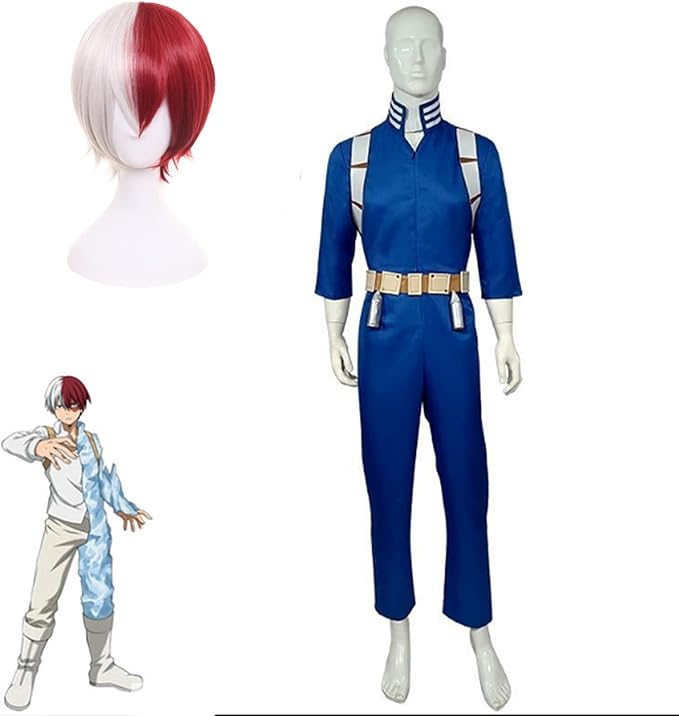 Amazon ウィッグ付き 僕のヒーローアカデミア 轟焦凍 とどろき しょうと オールインウン 風 コスプレ衣装 Cosplay衣装 アニメ ハロウィン コスチューム イベント パーティー メイド服 仮装 女性用 Xs コスプレ 仮装 通販