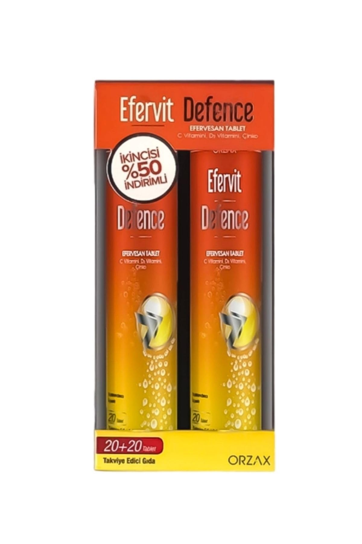 Orzax Efervit Defence 20 Eff Tablet 2.%50 Indirimli