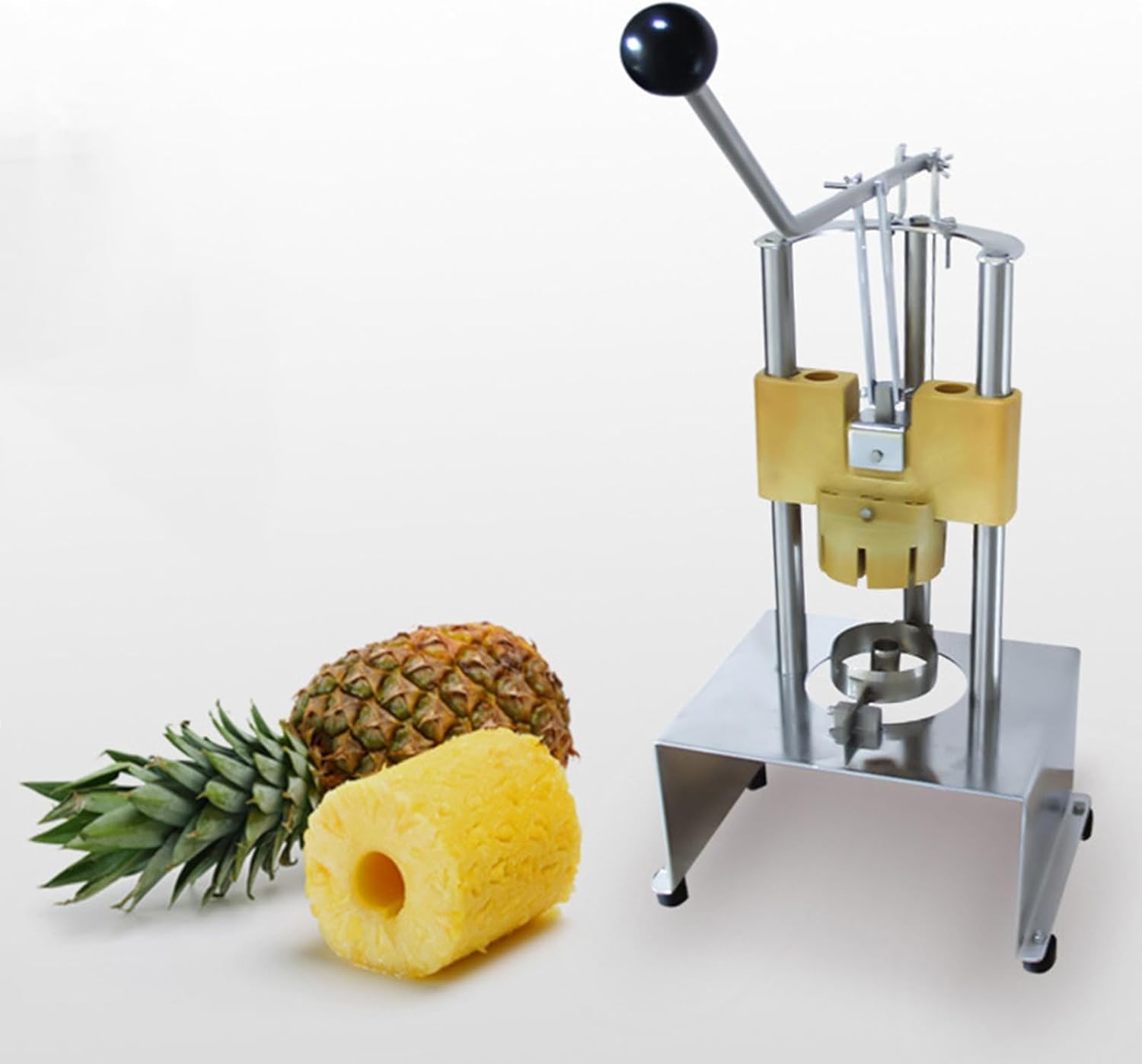 ASerZenith Manual Pineapple Corer And Peeler For Commercial Use In Restaurants, Bars, And Fruit Shops