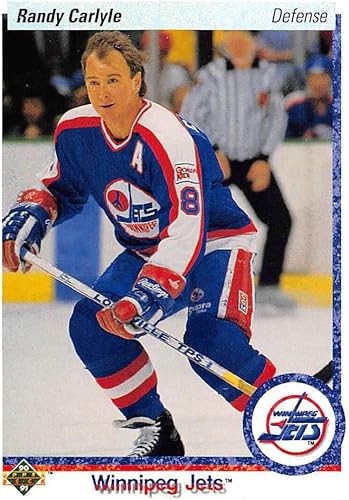 Miniatura 1 de 1990-91 Upper Deck Hockey 90-91 Hockey Hologram #331 Randy Carlyle Winnipeg Jets Winnipeg Jets Official NHL Trading Card From The Premier Edition of