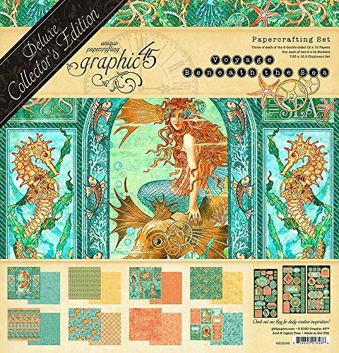 Graphic 45 - Voyage Beneath The Sea Collection - 12 X 12 Deluxe Collector's Edition #TOP2