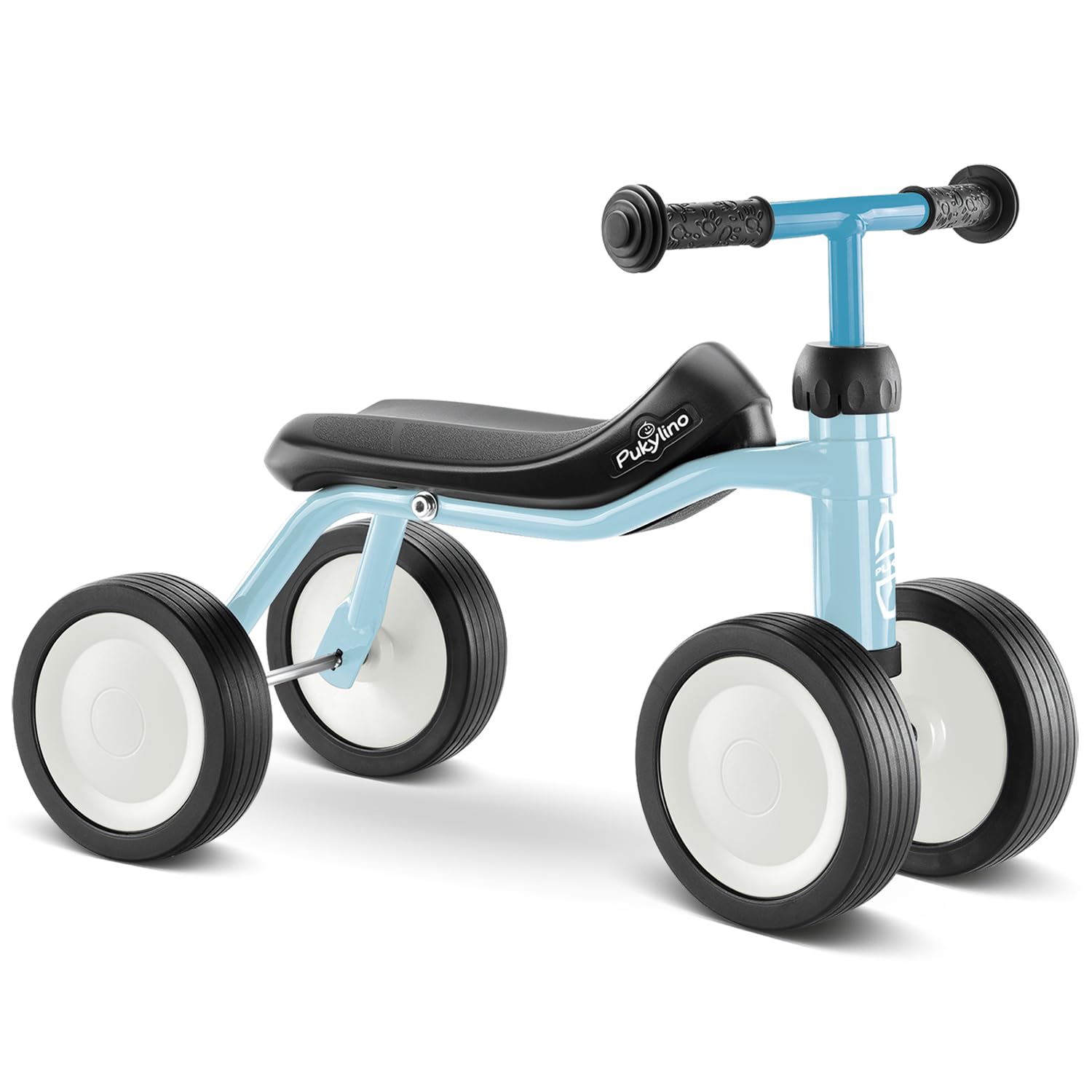 PUKY PUKYLINO Bleu Rétro | Draisienne Bebe 1 an | Velo Bebe sans pédales | Draisienne evolutive avec poignées sécurité, siège Ergonomique et Roues silencieuses | Revêtement Antichoc | Jouet bébé 1 an