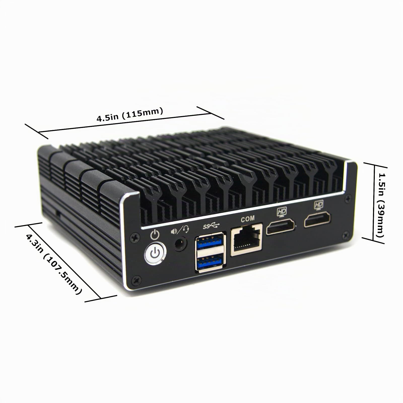 Protectli Vault FW4B – 4 porte, Firewall Micro Appliance/Mini PC – Intel Quad Core (Celeron J3160), AES-NI, Barebone