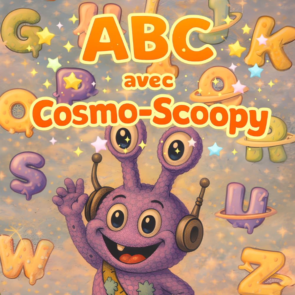 ABC avec Cosmo-Scoopy: Livre d’apprentissage de l’alphabet de A à Z pour tout-petits et enfants d’âge préscolaire (cosmo-scoopy (édition française))