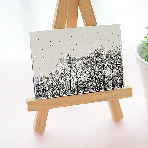 Miniatura 5 de Sellos transparentes de fondo de paisaje forestal para decoración de tarjetas, álbumes de recortes, árboles, pájaros, fondo de silicona, sellos