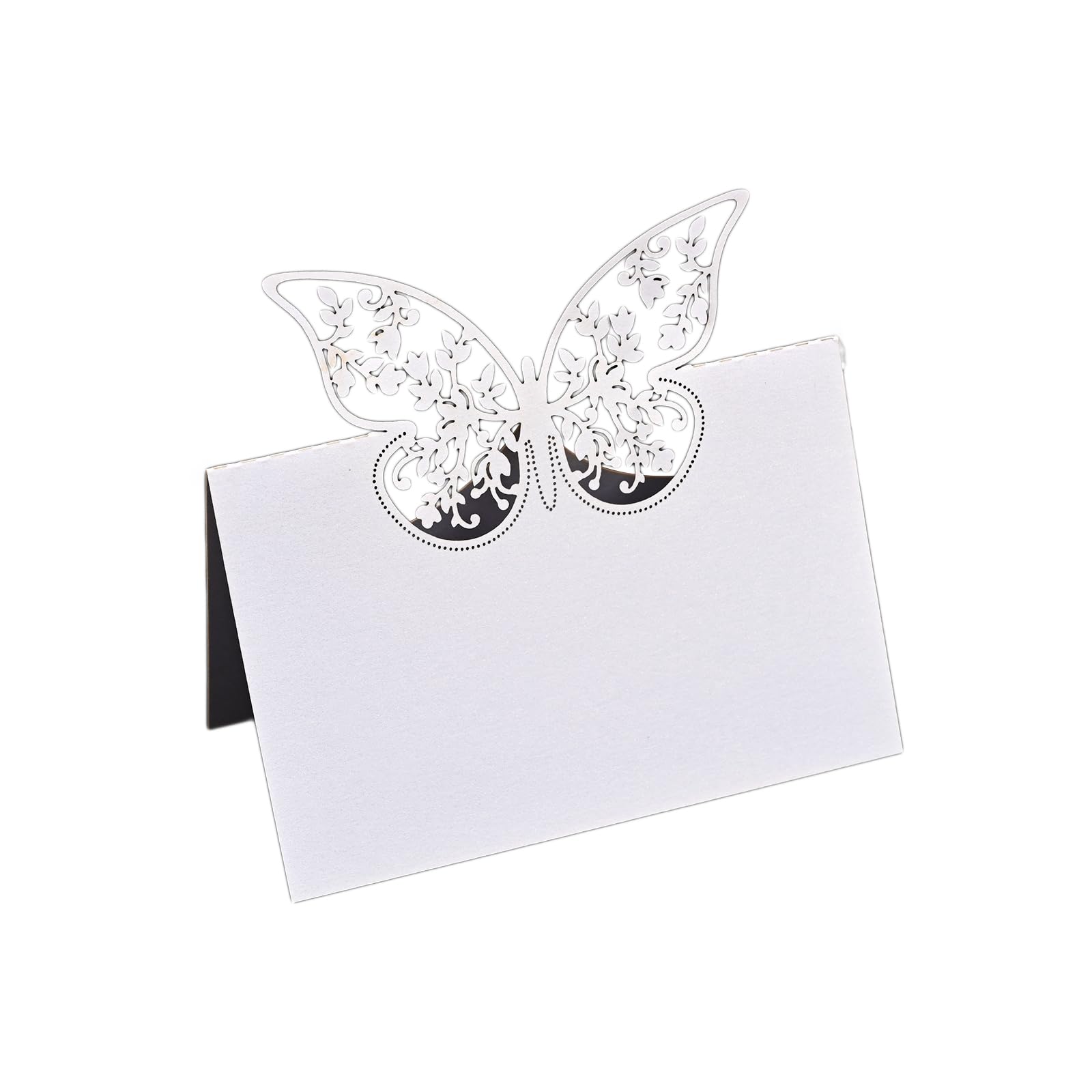 Lot de 50 cartes de placement vierges à remplir pour table de banquet, cartes de table, cartes d'escorte, cartes de nom, cartes de mariage, dîners, buffets, étiquettes alimentaires (blanc)