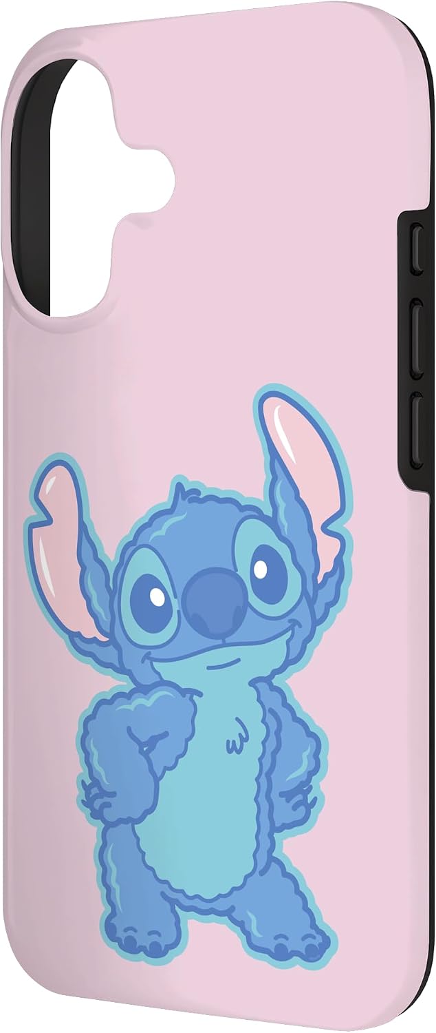 Disney Lilo & Stitch Fluffy Cute Pose Stitch Case for iPhone 17