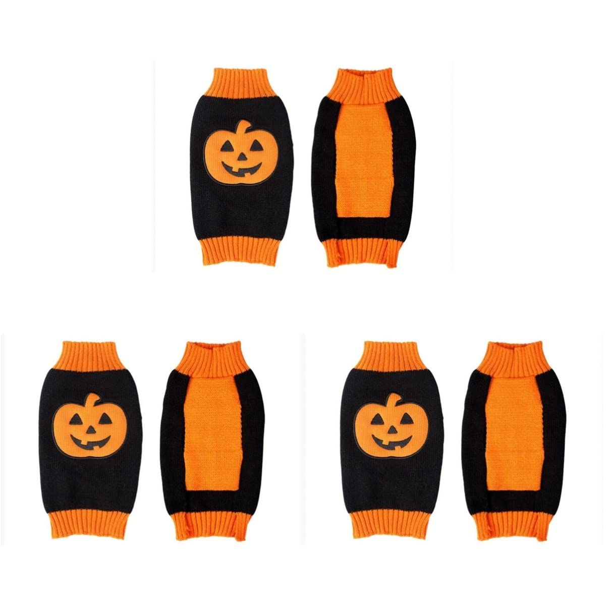 Mipcase Costume Cane Halloween 3 Pz Arredamento di Halloween Maglione per Cani da Compagnia Piccolo Maglione Cane Domestico Costume