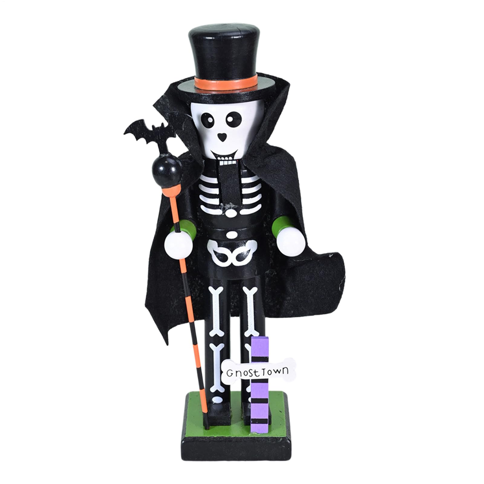 Figurine d'Halloween squelette pour une décoration de cheminée et d'étagère réussie