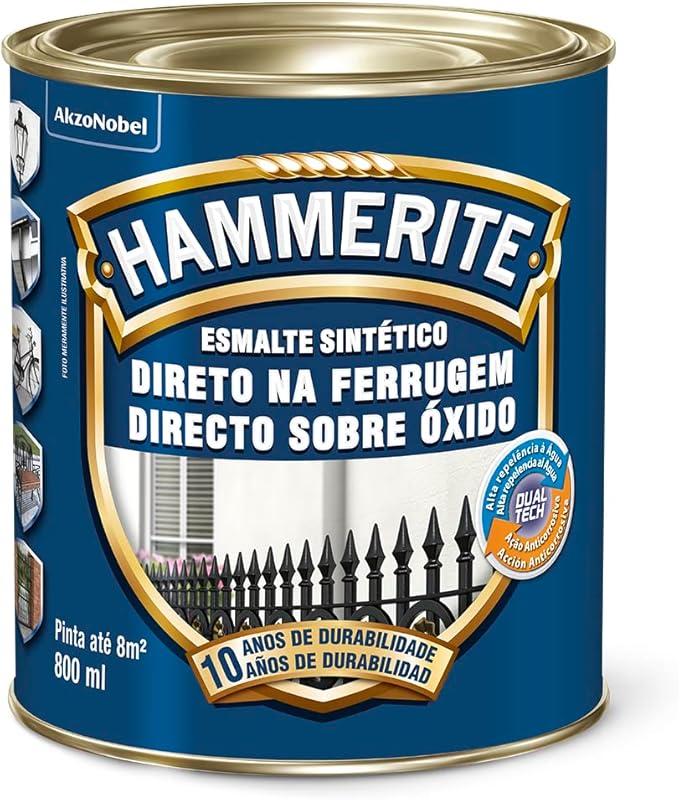 HAMMERITE PRETO 800ML HAMMERITE Beleza