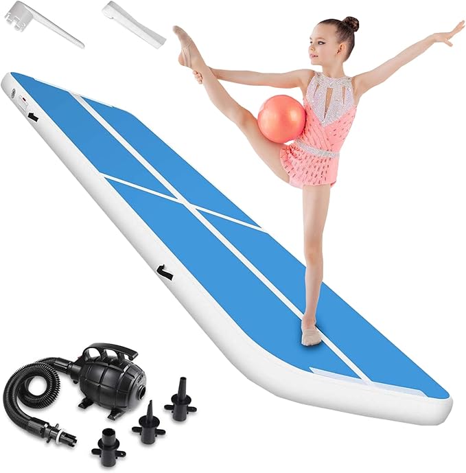 10FT Inflatable Gymnastics Mats,Air Tumbling Track Mats