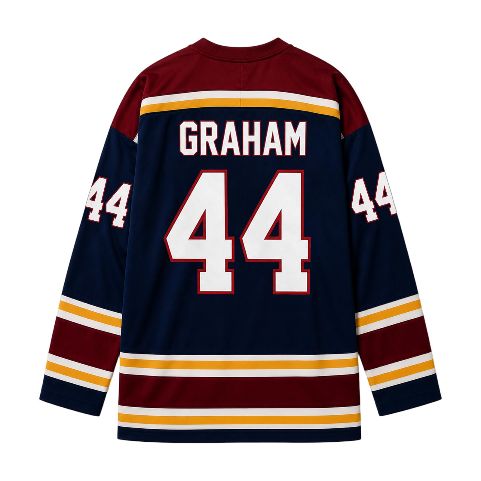 Campus Maillot De Hockey Universitaire T-Shirt Roman D'amour Vêtements Haut De Sport D'équipe Hockey Sur Glace Streetwear Amples Pour Fans