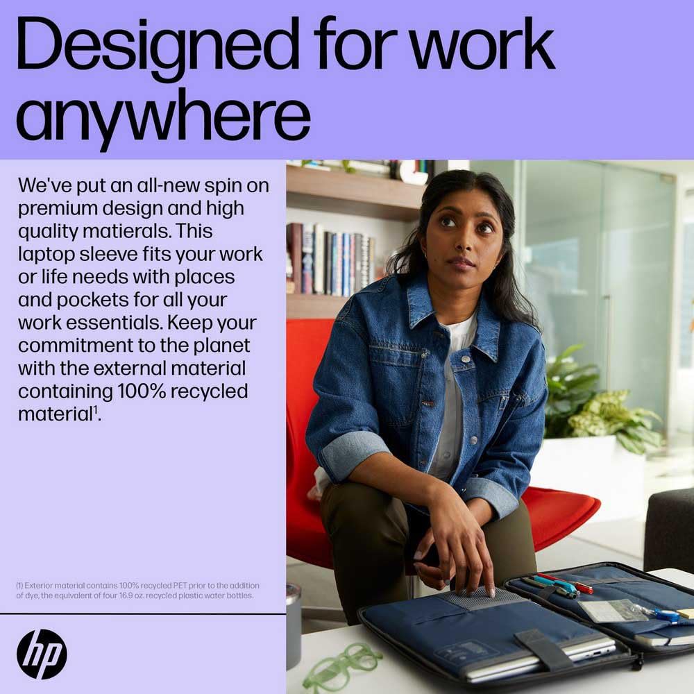 HP Maletín para Portátil 6B8Y3AA Negro 14,1''