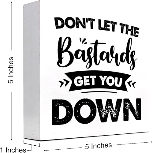 Miniatura 8 de Letrero de madera con texto en inglés Be You Be Kind Be Thoughtful, decoración de escritorio rústica motivacional para decoración de escritorio para