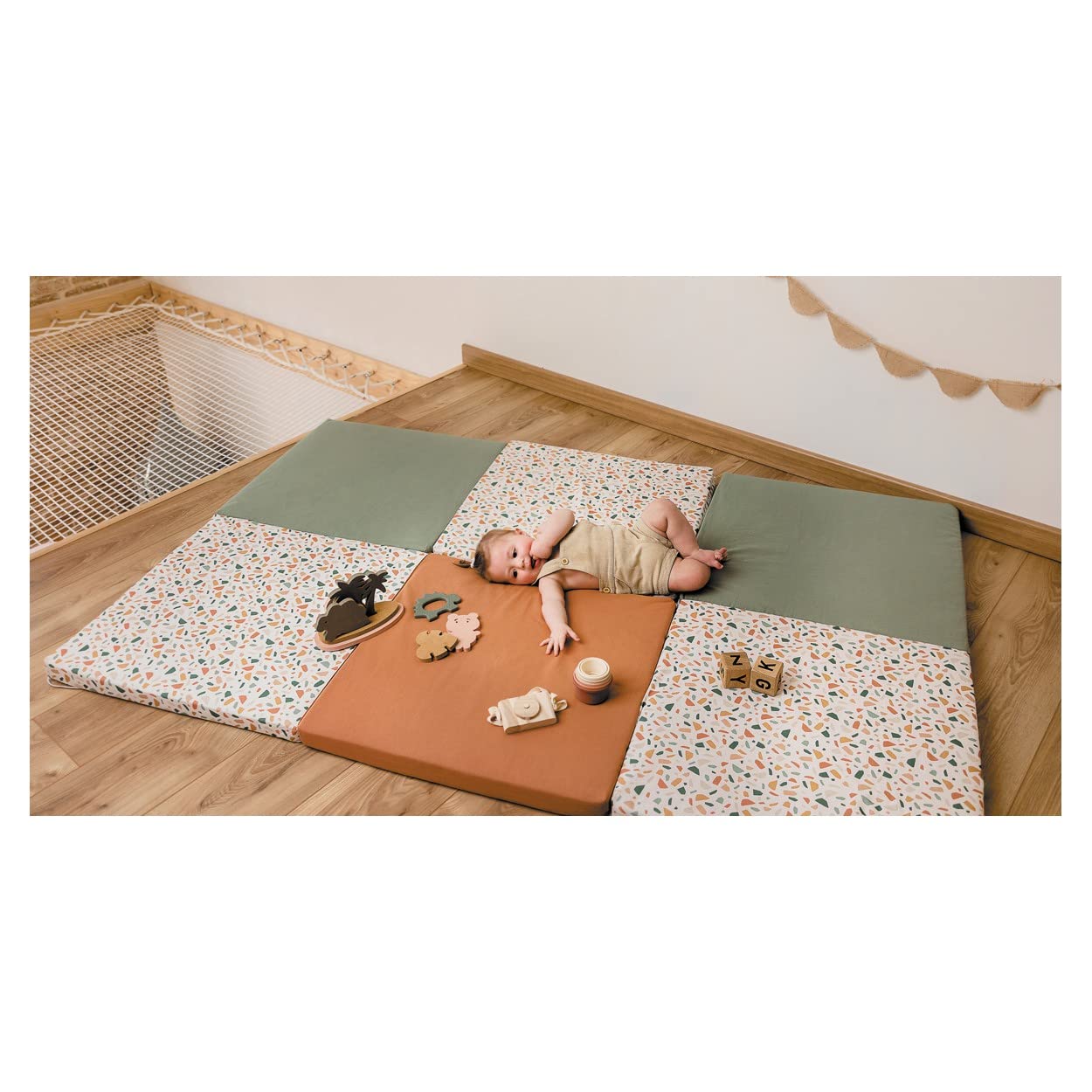 Tapis de jeu bébé XL Terrazzo