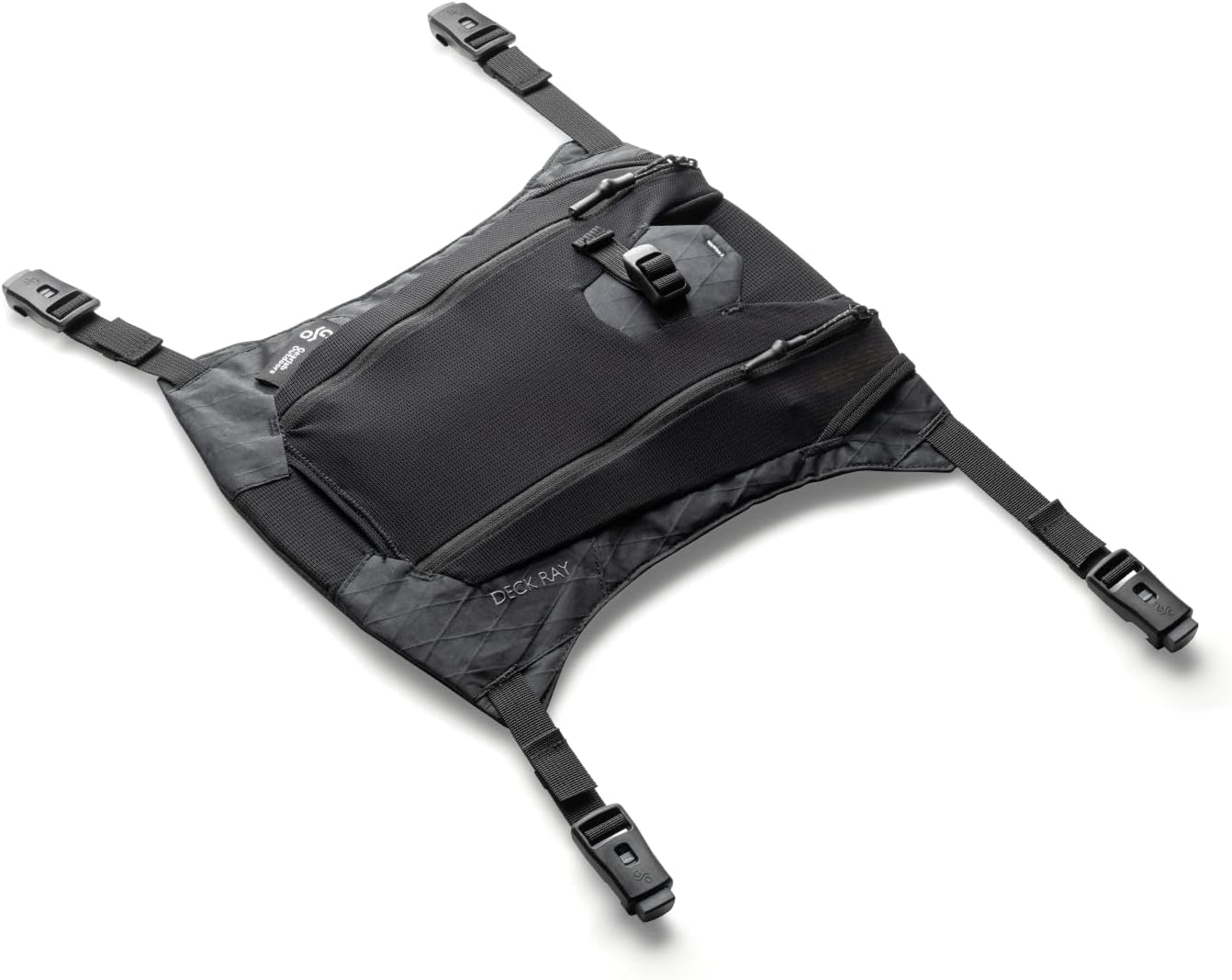 Gearlab Deck Pod Mini (Deck Ray), Ultralight Kayak Deck Bag, Deckhand (Holds Water Bottle or Bilge Pump)