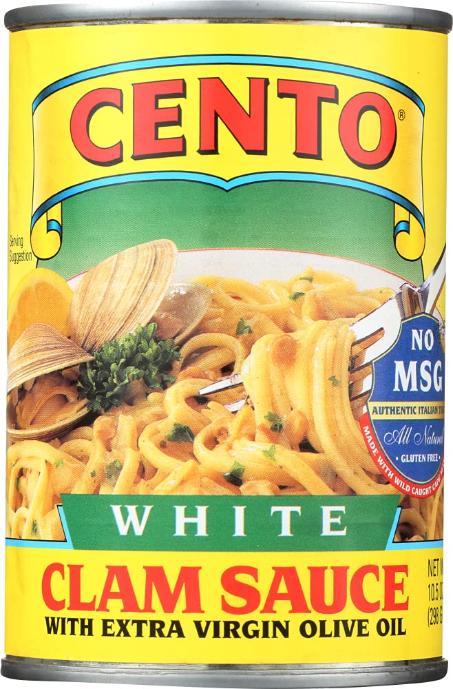 Cento White Clam Sauce, 10.5-Ounce Cans (Pack of 12) by Cento