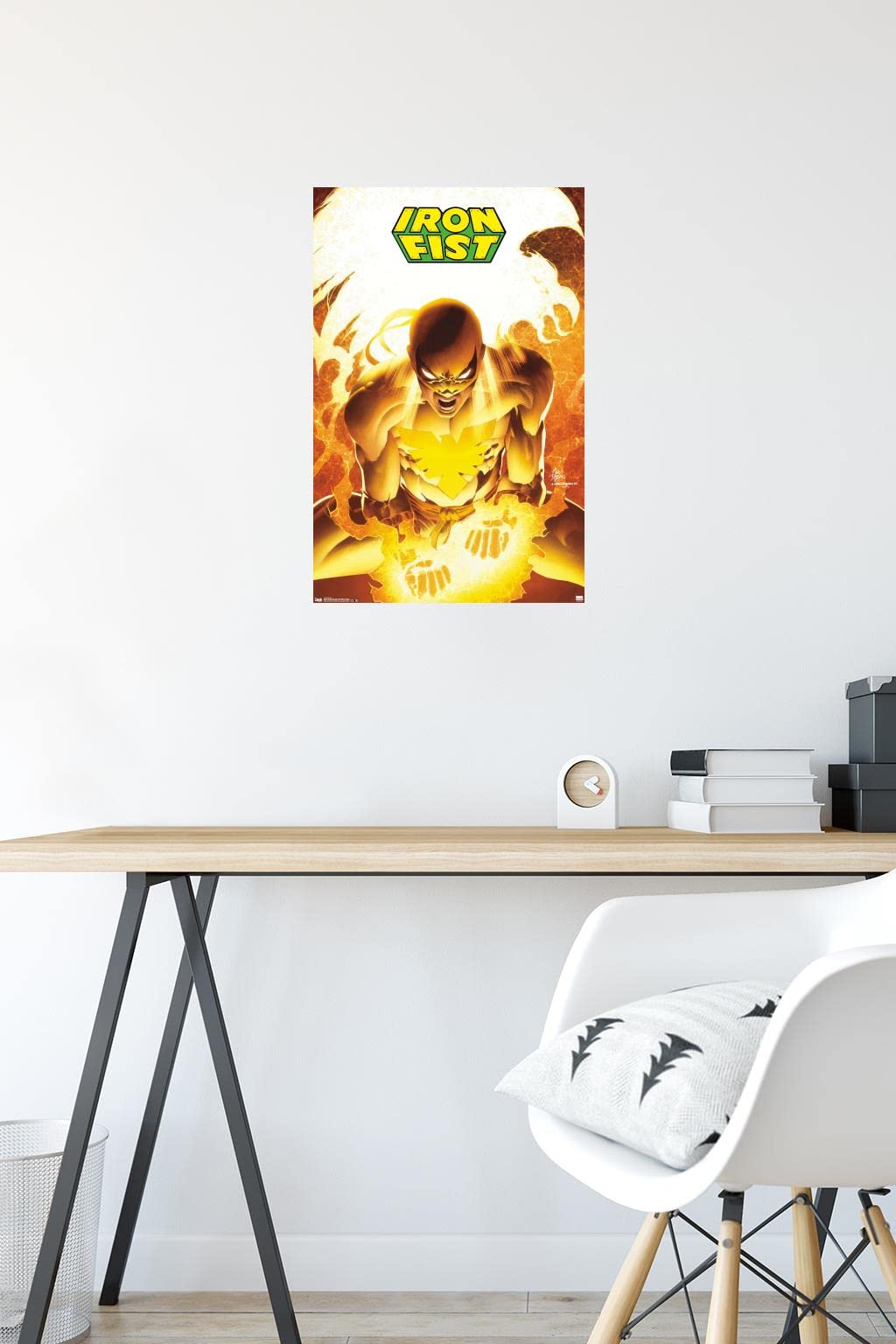 IRON FIST アートポスターSET！！ Amazon.com: Trends International Marvel Comics - Iron Fist Wall