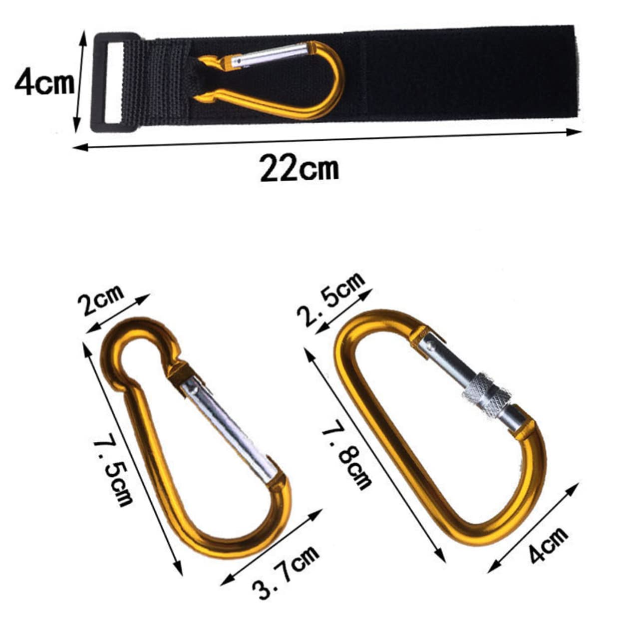 BESPORTBLE 2pcs Non Slip Stroller Hooks for Organizing Bags Durable Clips for Carriage Easy to Install for Shopping and Diaper Bags Practical Present for Parents